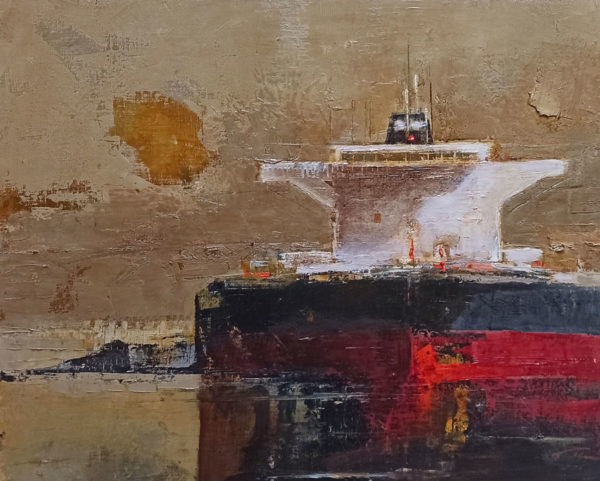 Crude Oil Tanker # 13, olio su tela, cm 40x50
