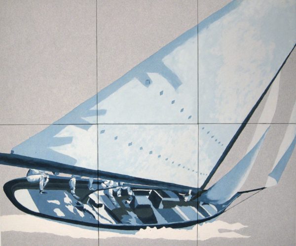 Veteran Boat, mista su tavola, cm 186x157