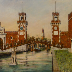 PASSA IL TEMPO ALL'ARSENALE, Mista su tela, cm 92X130