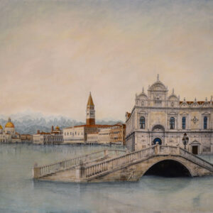 FRAGILE VENEZIA, Mista su tela, cm 92X140