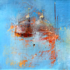 A TURNER, Olio su tela, cm 31x30